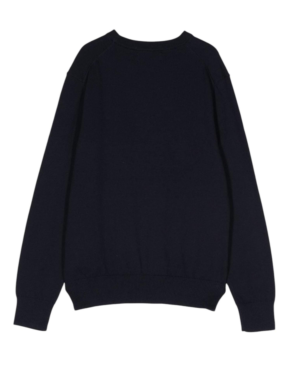 Maglione bambino blu navy con logo rosso