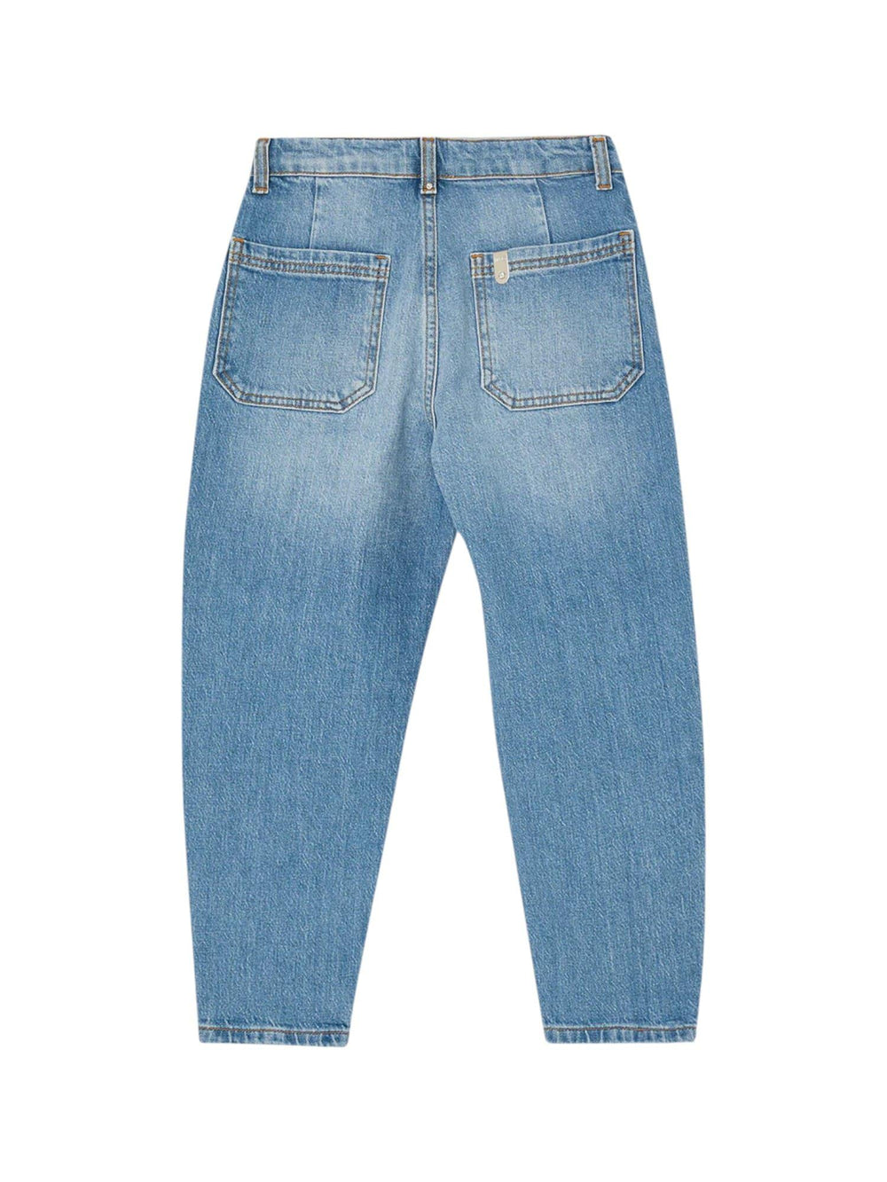 Jeans bambina blu lavaggio Egoiste con gamba morbida