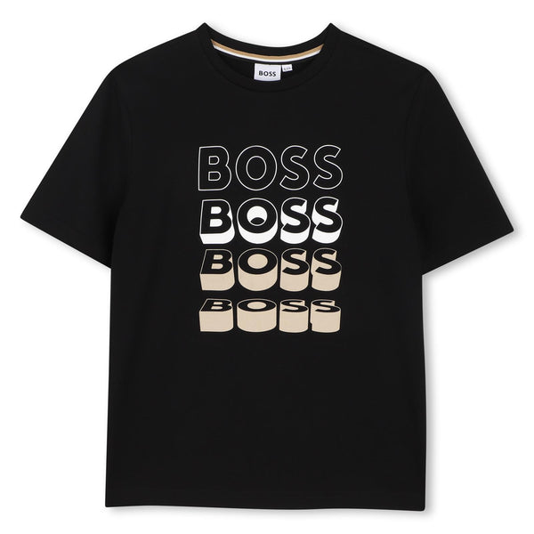 T-shirt logata J52982 /09B BOSS 