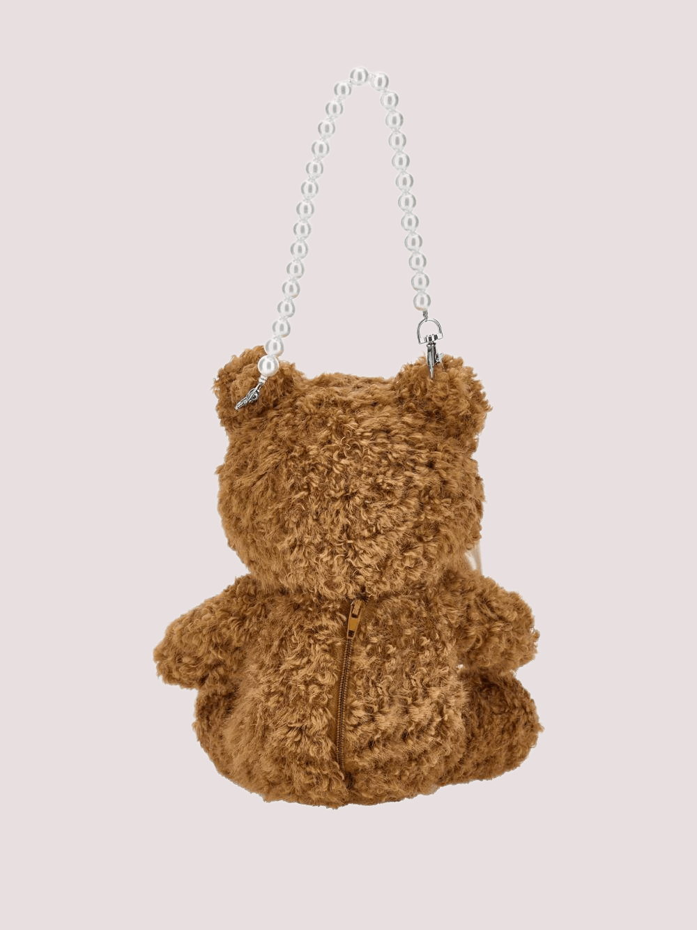 Borsa Teddy Bear per bambina Monnalisa marrone con dettaglio fiocco 19F000 6074 /0003 MONNALISA 