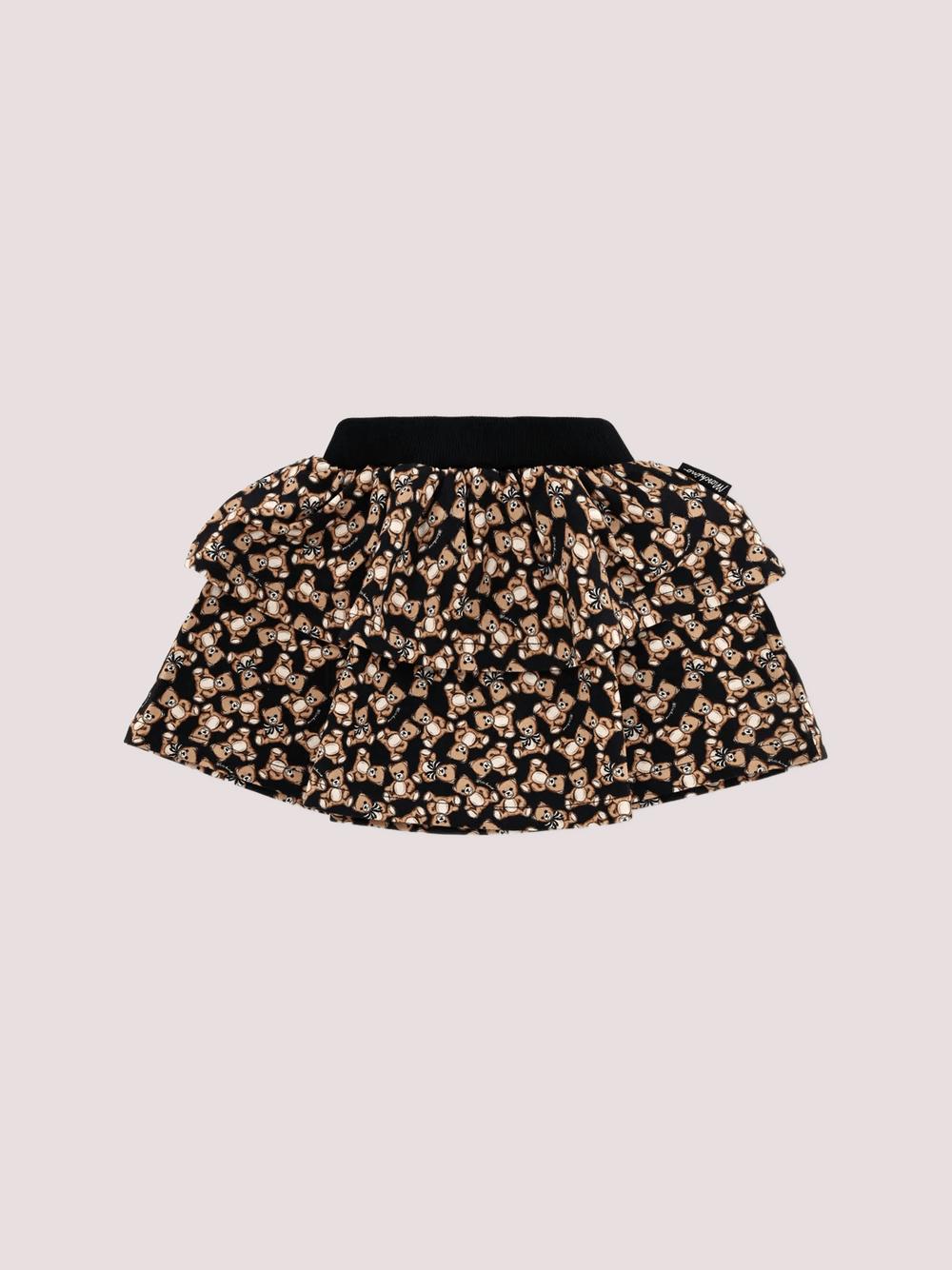 Gonna nera per neonata con Teddy Bear all over<BR/> MDJ01N LDB5C /84923 MOSCHINO 