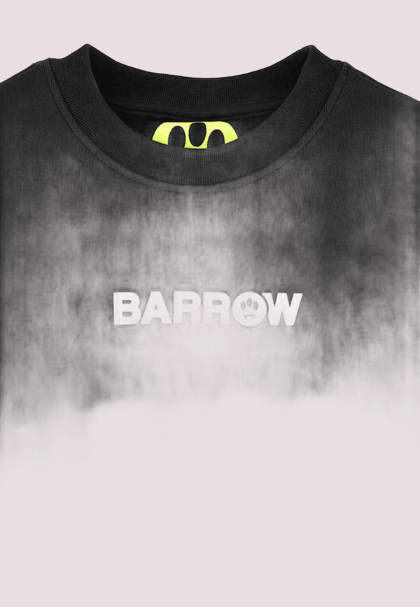 Felpa girocollo con logo F5BKJUSW161 /110 BARROW KIDS 