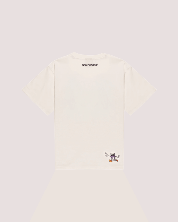 Get out bear over t-shirt SPY1423 /IVORY SPRAYGROUND 