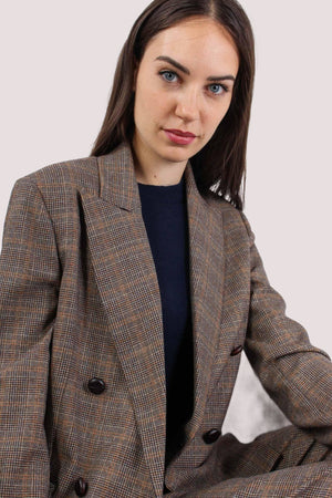 Giacca in tessuto galles 107871 /KAKI F. ANNARITA N 