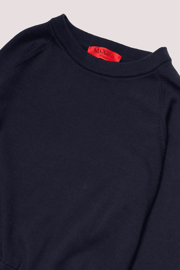 Pullover girocollo con logo MX0295 MX00X /MX854 MAX&CO KID 