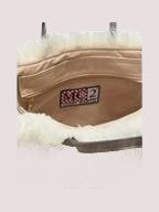 Borsa Colette bianca in lana a trecce COL0030 /01346I MC2 SAINT BARTH 