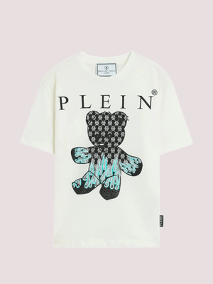 T-shirt in cotone con stampa Philipp Plein S6PHJBTH068 /2 PHILIPP PLEIN JUNIOR 