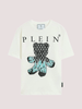 T-shirt in cotone con stampa Philipp Plein