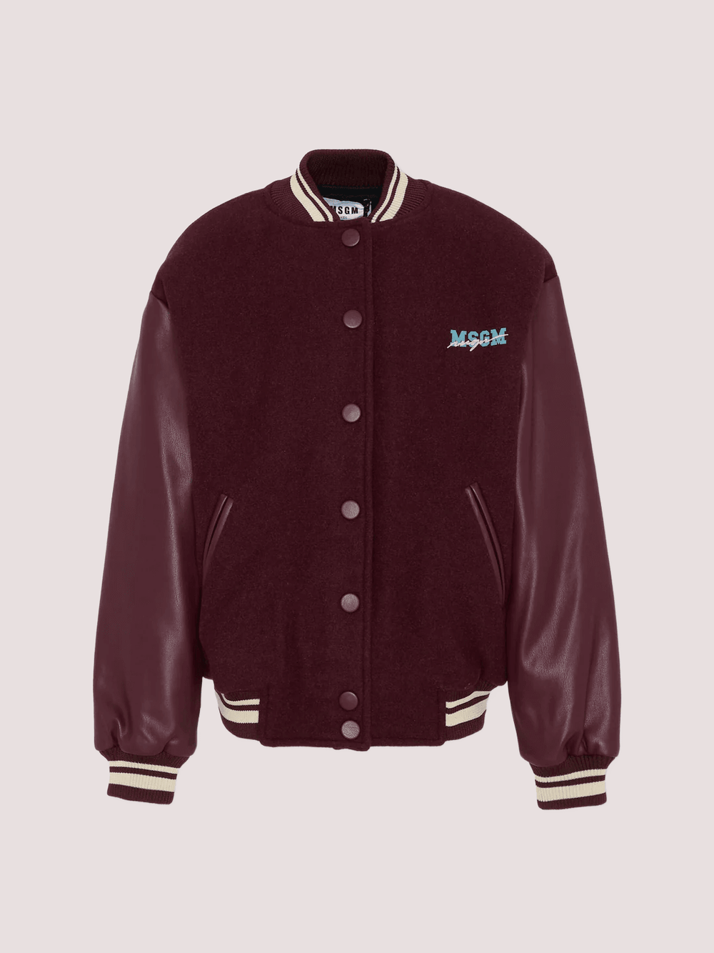 Bomber con logo F5MSJGBO106 /MS034 MSGM KIDS 