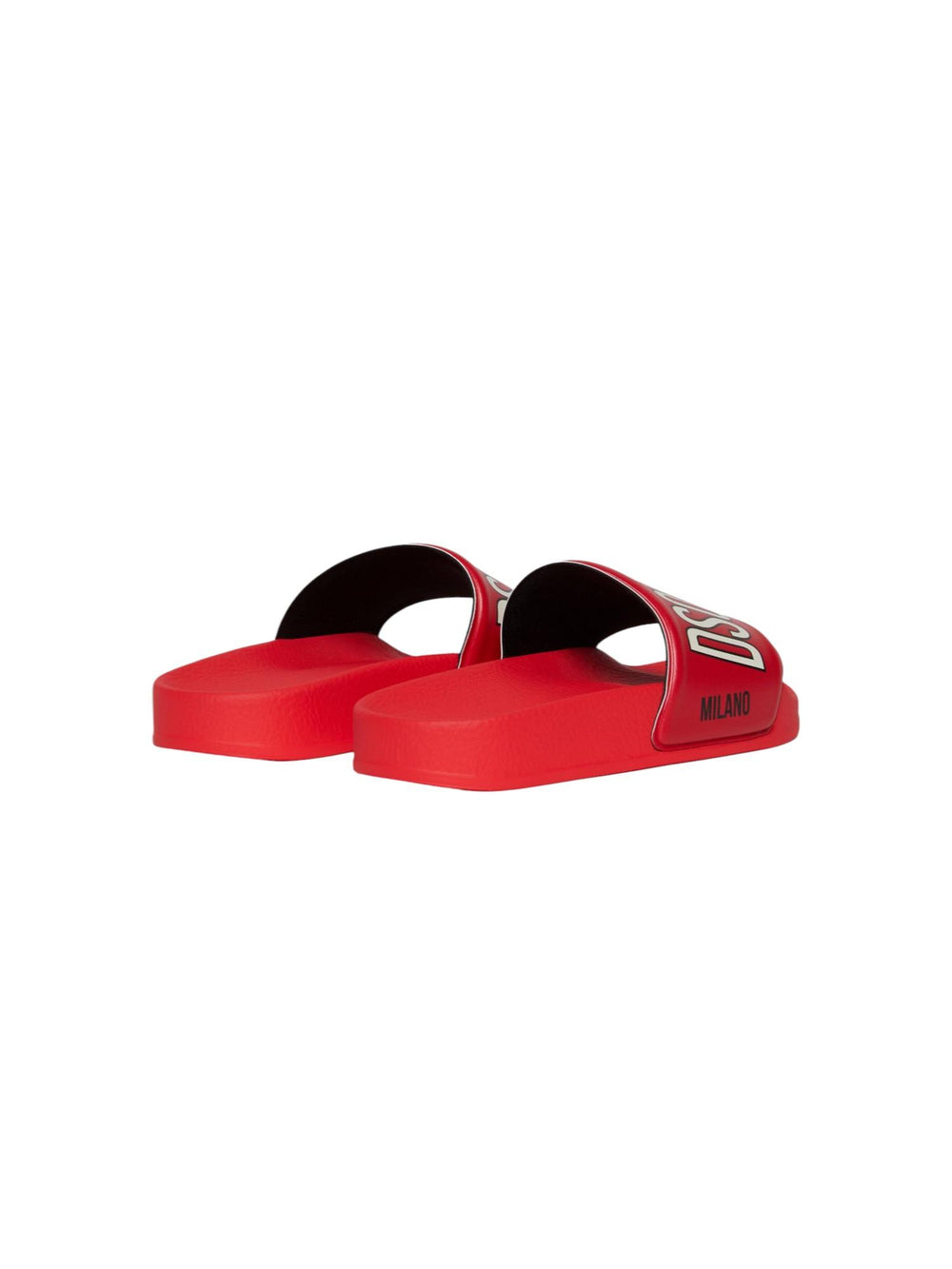 Sandali bambino rossi con maxi logo
