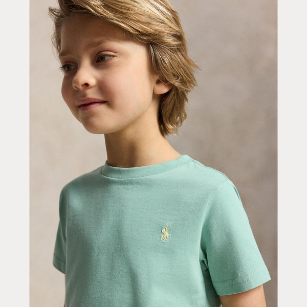T-shirt in jersey di cotone con scollo a girocollo 322832904 /514 POLO RALPH LAUREN 