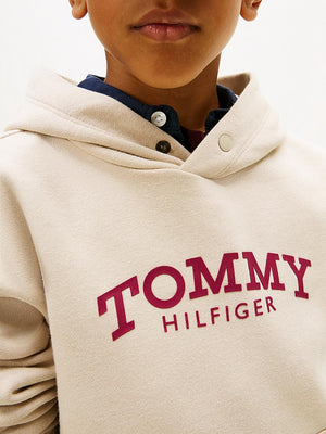 Felpa con cappuccio e logo Tommy Hilfiger KB0KB10028T /ABY TOMMY HILFIGER 