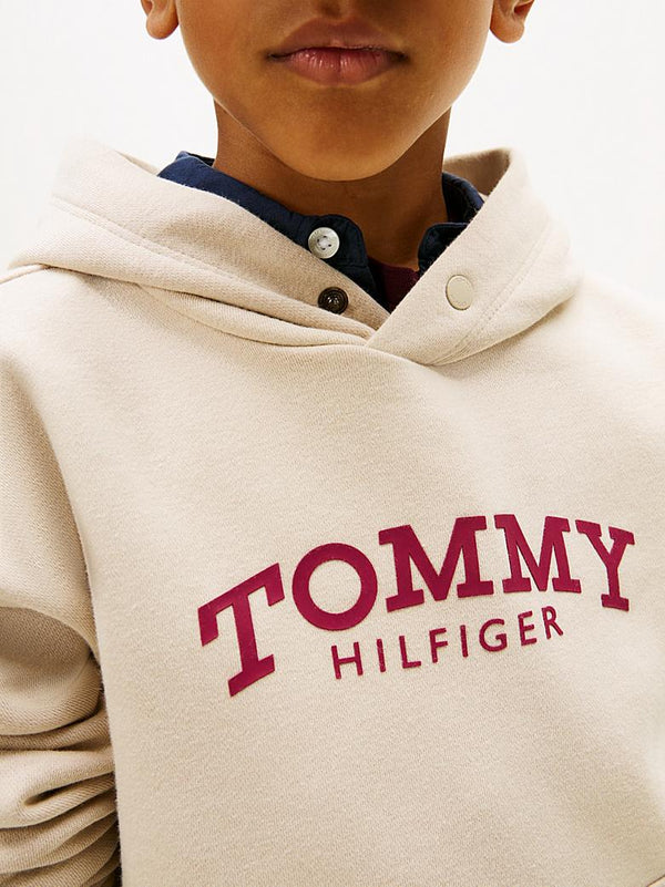 Felpa con cappuccio e logo Tommy Hilfiger KB0KB10028T /ABY TOMMY HILFIGER 