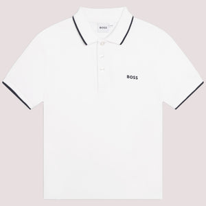 Polo con logo stampato J25P26 /10P BOSS 
