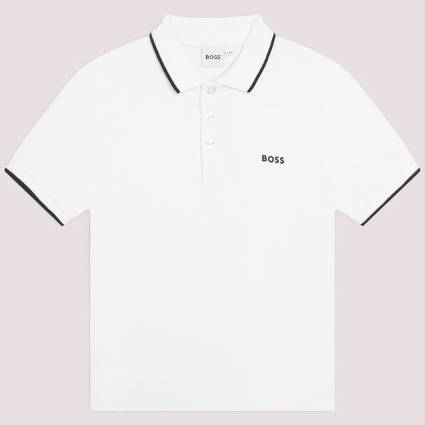 Polo con logo stampato J25P26 /10P BOSS 
