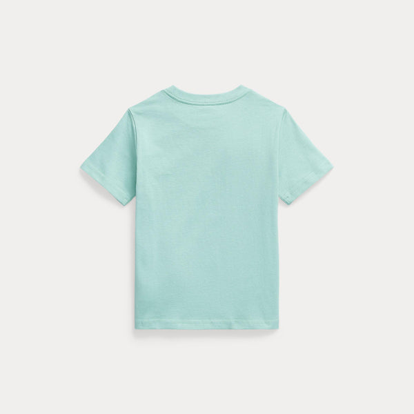 T-shirt in jersey di cotone con scollo a girocollo 322832904 /514 POLO RALPH LAUREN 