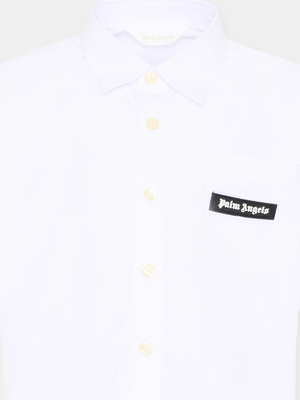 Camicia a maniche corte con logo PBGG003S26FAB001 /2 PALM ANGELS 