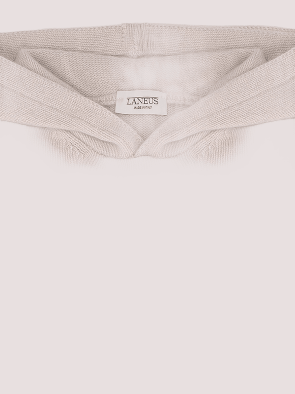 Hoodie con cappuccio in lana e cashmere F5LKJUKH039 /13 LANEUS KIDS 