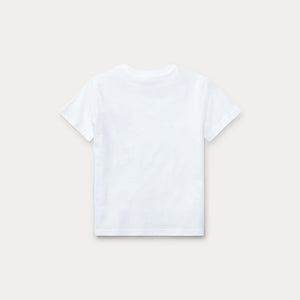 T-shirt in jersey di cotone con scollo a girocollo 323832904 /035 POLO RALPH LAUREN 