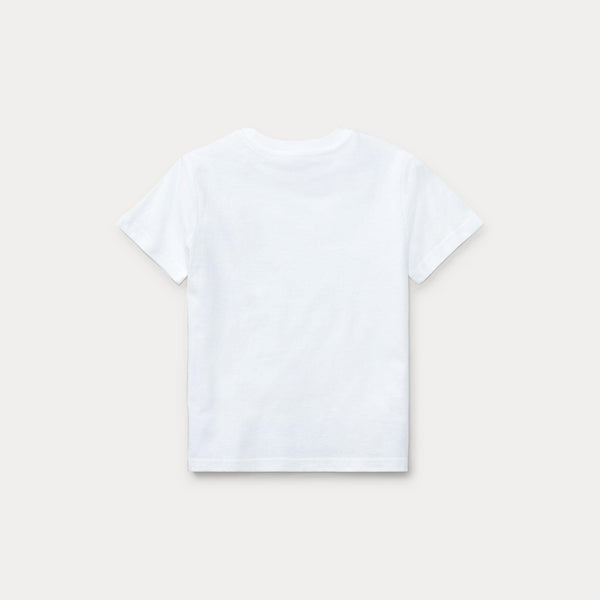 T-shirt in jersey di cotone con scollo a girocollo 323832904 /035 POLO RALPH LAUREN 