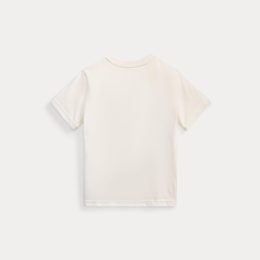 T-shirt in jersey di cotone con l'orso polo 322A12428 /002 POLO RALPH LAUREN 