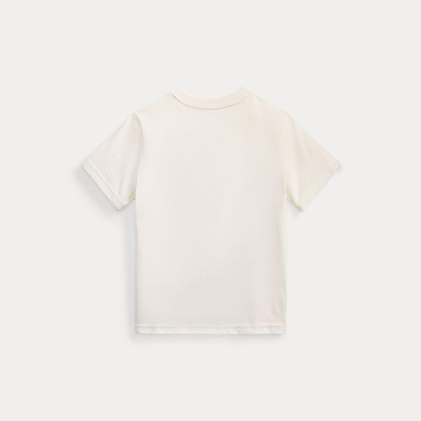T-shirt in jersey di cotone con l'orso polo 322A12428 /002 POLO RALPH LAUREN 