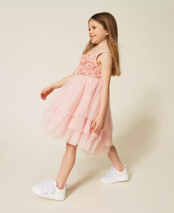 Abito corto baby in tulle a balze 261GB2104 /10021 TWINSET 