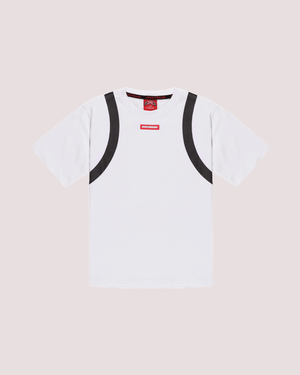 Wonderful mind bear bacpack regular t-shirt SPY1401 /WHITE SPRAYGROUND 