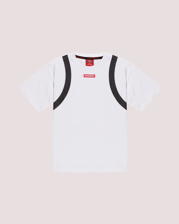 Wonderful mind bear bacpack regular t-shirt SPY1401 /WHITE SPRAYGROUND 