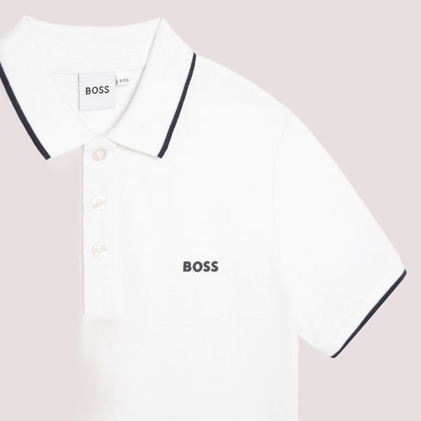 Polo con logo stampato J25P26 /10P BOSS 