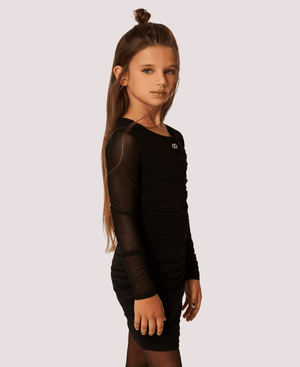 Abito corto in tulle con arricciatura 252GJ2312 /6 TWINSET 