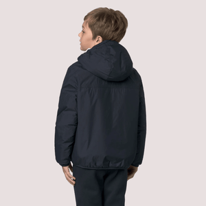Giacca termica unisex blu per bambini con fodera in sherpa K7142TW /K89 KWAY 