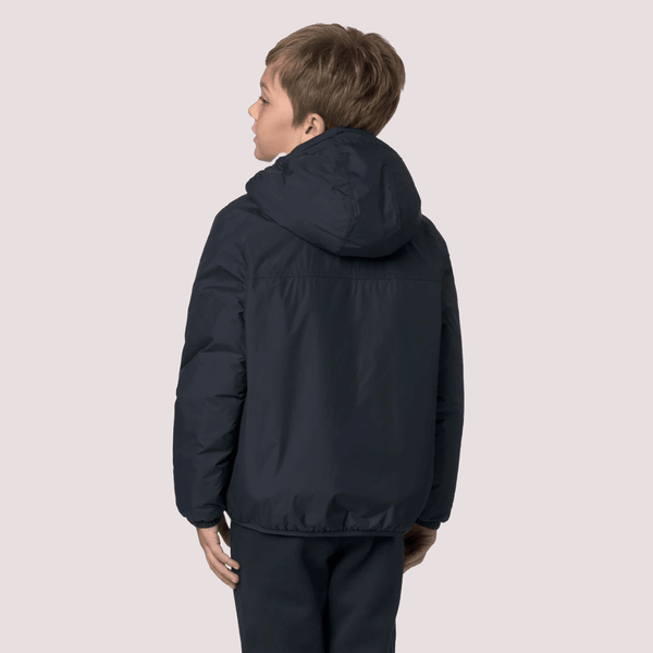 Giacca termica unisex blu per bambini con fodera in sherpa K7142TW /K89 KWAY 