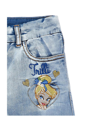 Shorts con Trilli e fiori 19G416 7013 /62 MONNALISA 