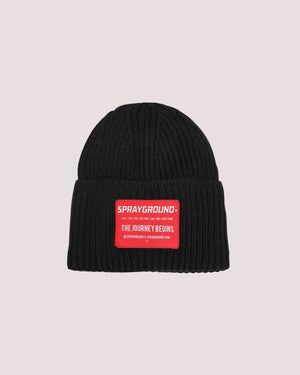 Smoot patch beanie SP6775 /BLACK SPRAYGROUND 