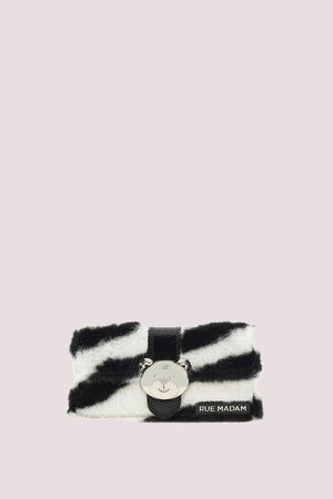 Teddy it-bag alaska 1511 /UNICA/FUR ZEBRA RUE MADAM PARIS 
