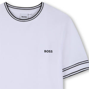 T-shirt con logo J52981 /10P BOSS 