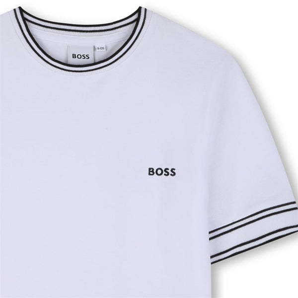 T-shirt con logo J52981 /10P BOSS 