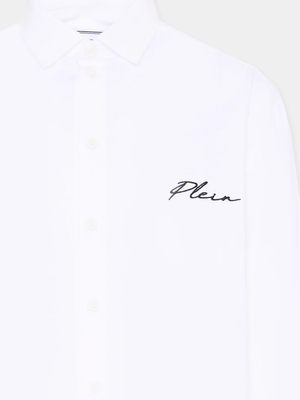 Camicia con logo ricamato S6PHJBSI248 /2 PHILIPP PLEIN JUNIOR 