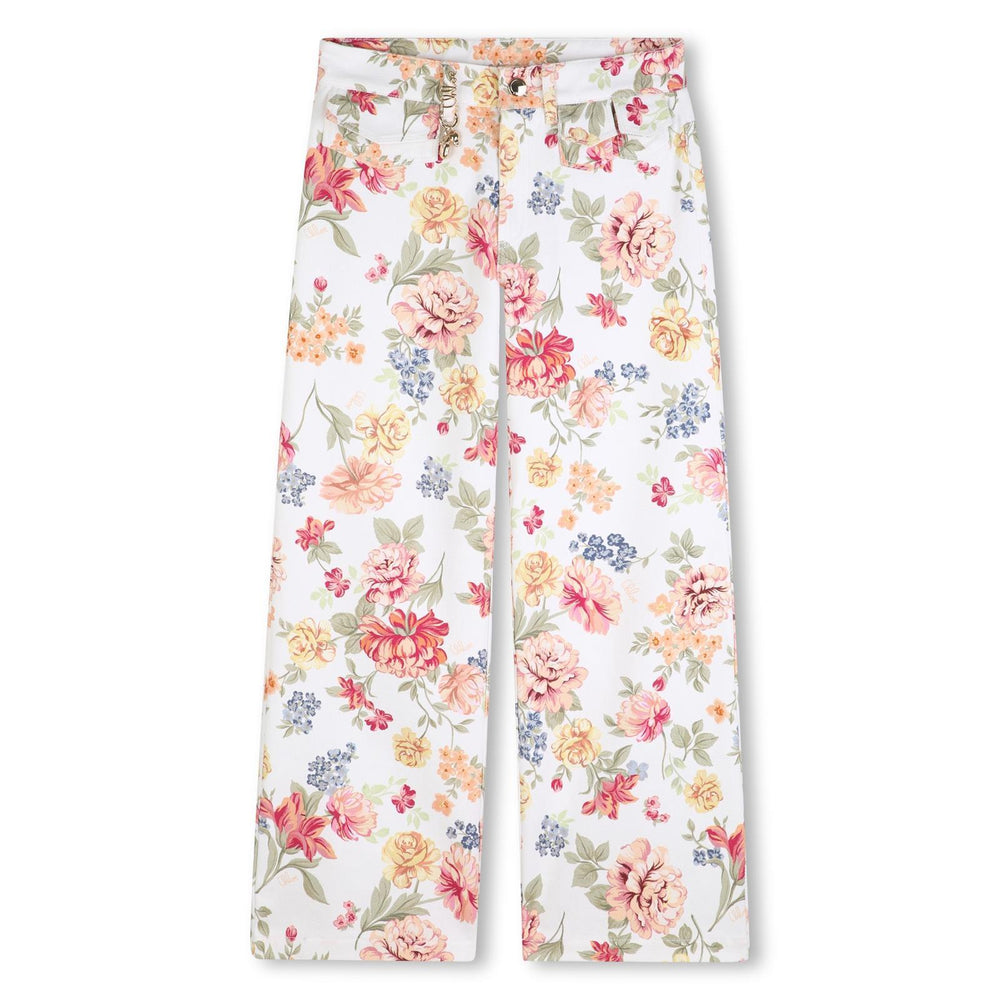 Pantalone con tema floreale C20830 /S95 CHLOE 