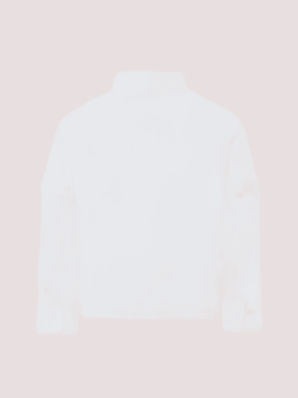 Camicia bianca  con logo nero D62351 /10P DKNY 