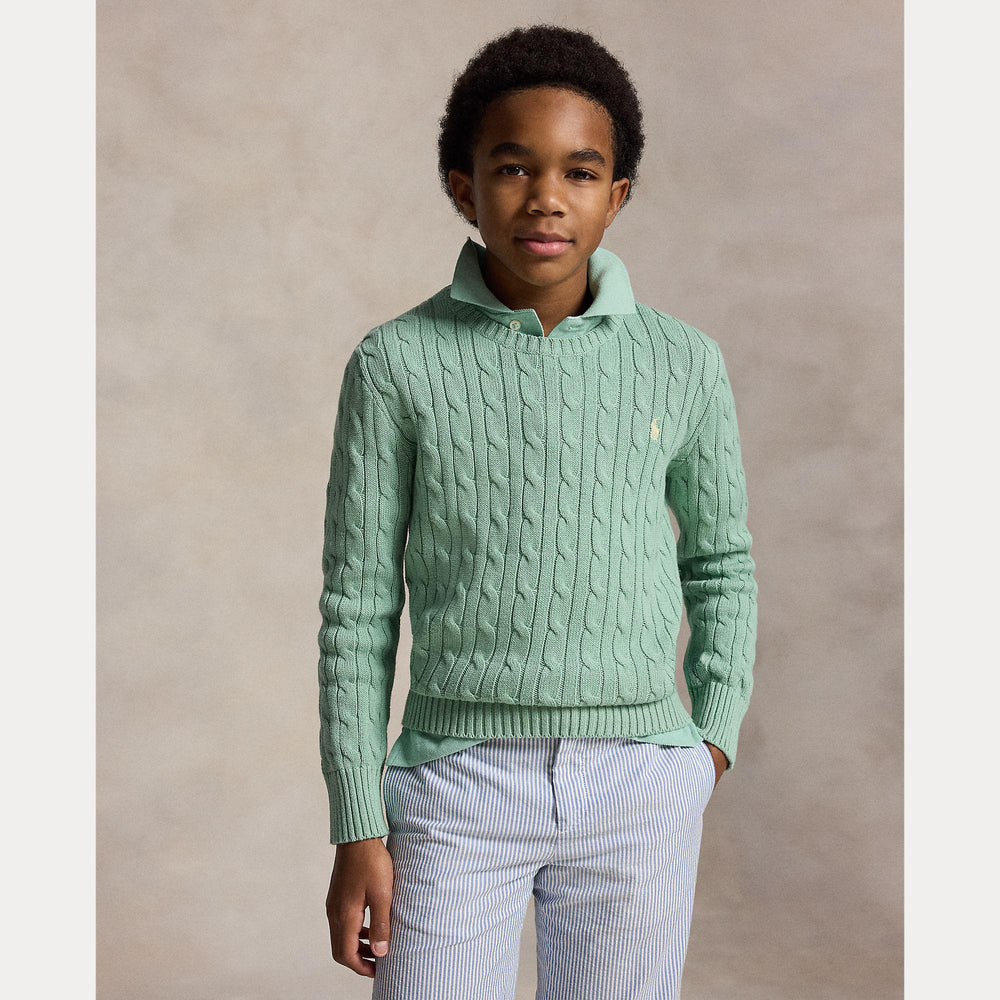 Maglione in cotone a trecce 323702674 /505 POLO RALPH LAUREN 