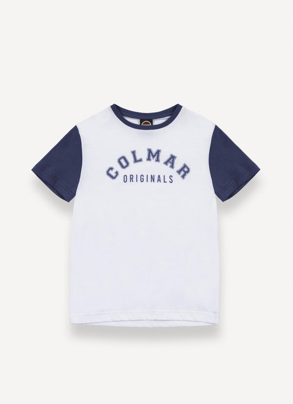 T-shirt logata in cotone 3507 6SH /1 COLMAR 