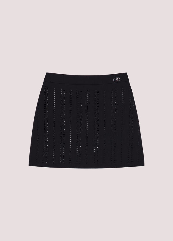 Minigonna con strass GA6017 T7896 /Y9048 LIU JO 