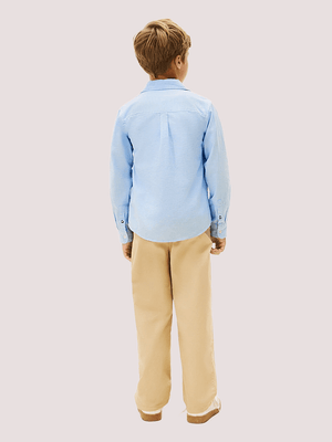 Camicia Essential in cotone Oxford<BR/> KB0KB10192 /C14 TOMMY HILFIGER 