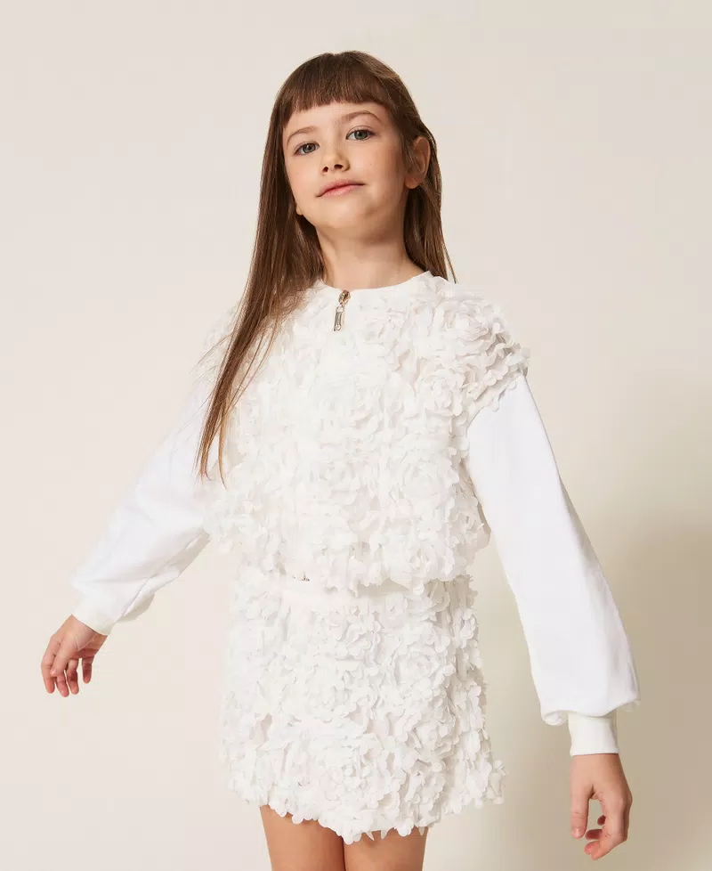 Felpa con rose 261GJ2Q64 /526 TWINSET 