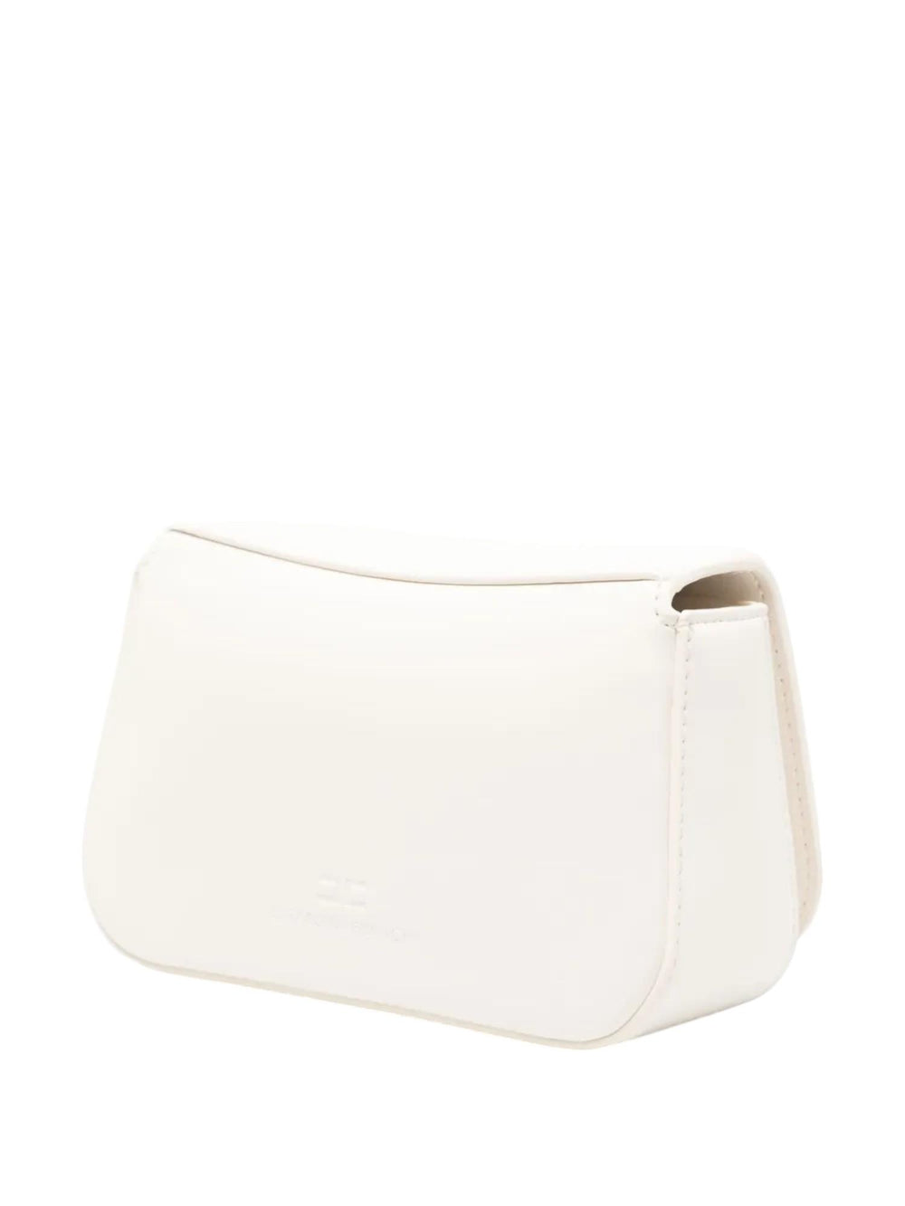 Borsa bambina panna con logo dorato
