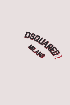 T-shirt girocollo con logo DQ3169 D0AAP /DQ401 DSQUARED2 JUNIOR 