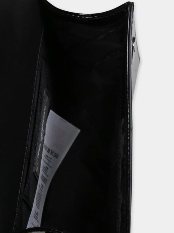 Borsa bambina nera in vernice