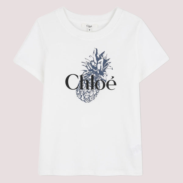 T-shirt con stampa fantasia logata C20855 /117 CHLOE 